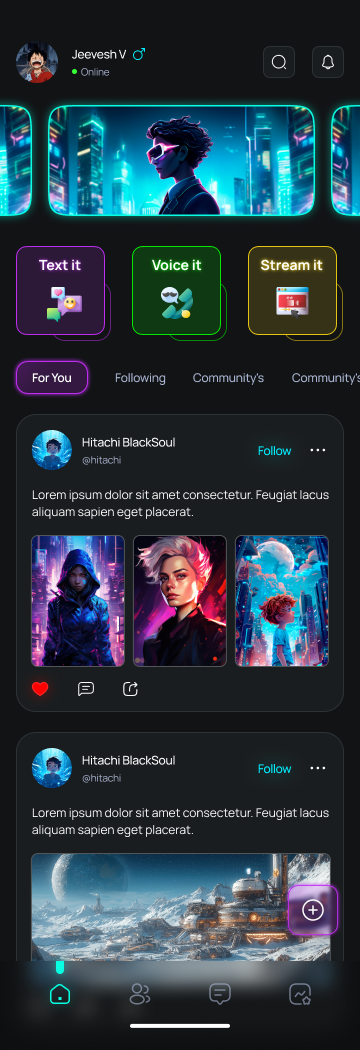 Anime Home Feed